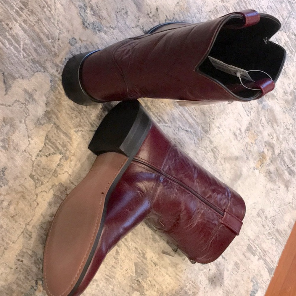 Leather Roper boots